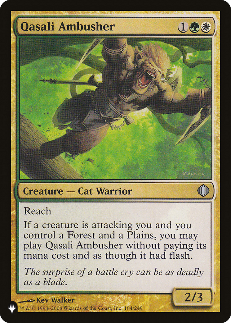 Qasali Ambusher [The List Reprints] | Gam3 Escape