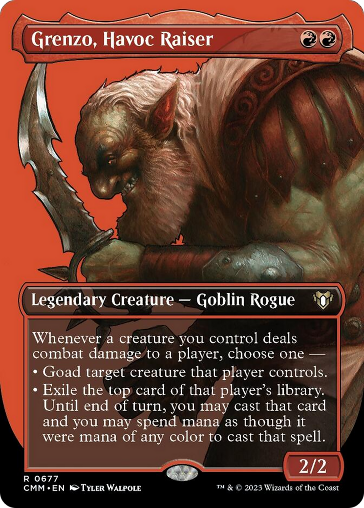 Grenzo, Havoc Raiser (Borderless Profile) [Commander Masters] | Gam3 Escape