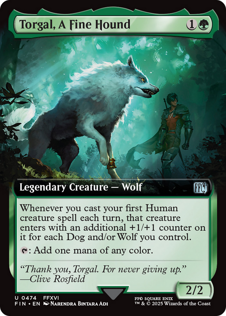 Torgal, A Fine Hound (Extended Art) [FINAL FANTASY] | Gam3 Escape