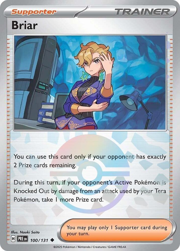 Briar (100/131) (Poke Ball Pattern) [Scarlet & Violet: Prismatic Evolutions] | Gam3 Escape