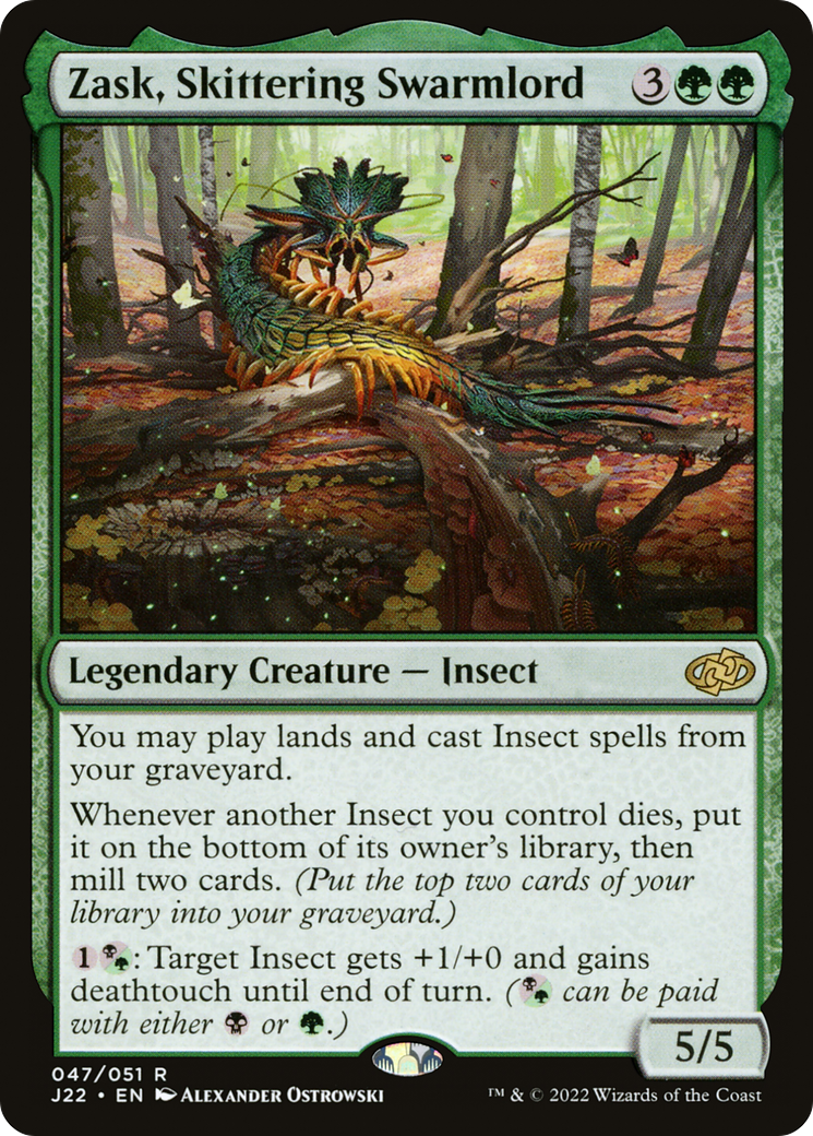 Zask, Skittering Swarmlord [Jumpstart 2022] | Gam3 Escape