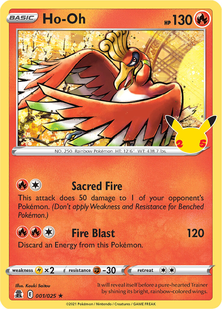 Ho-oh (001/025) [Celebrations: 25th Anniversary] | Gam3 Escape