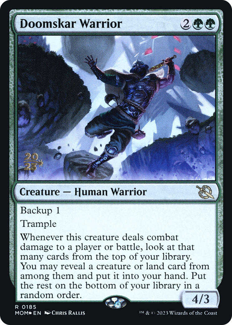 Doomskar Warrior [March of the Machine Prerelease Promos] | Gam3 Escape