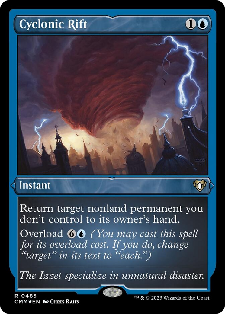 Cyclonic Rift (Foil Etched) [Commander Masters] | Gam3 Escape