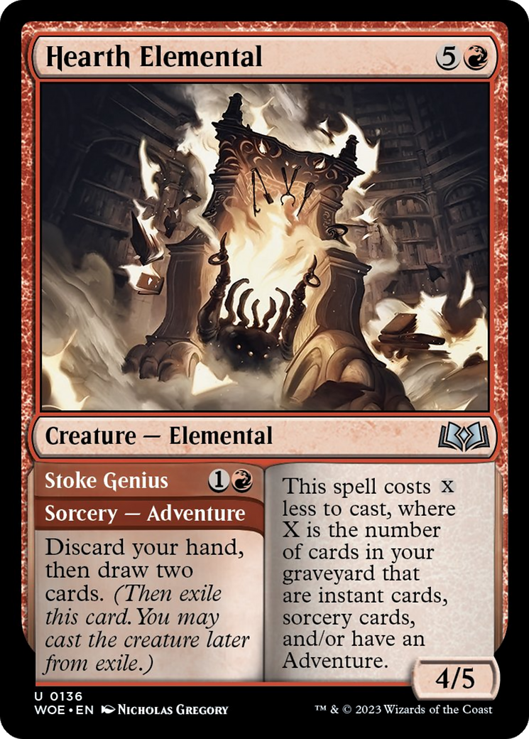 Hearth Elemental // Stoke Genius [Wilds of Eldraine] | Gam3 Escape