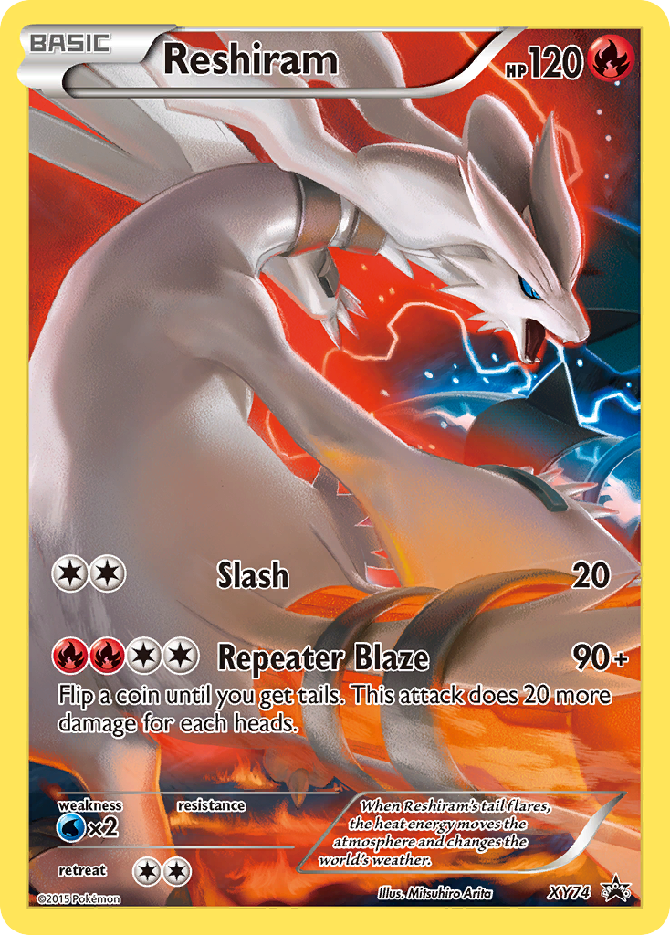 Reshiram (XY74) [XY: Black Star Promos] | Gam3 Escape