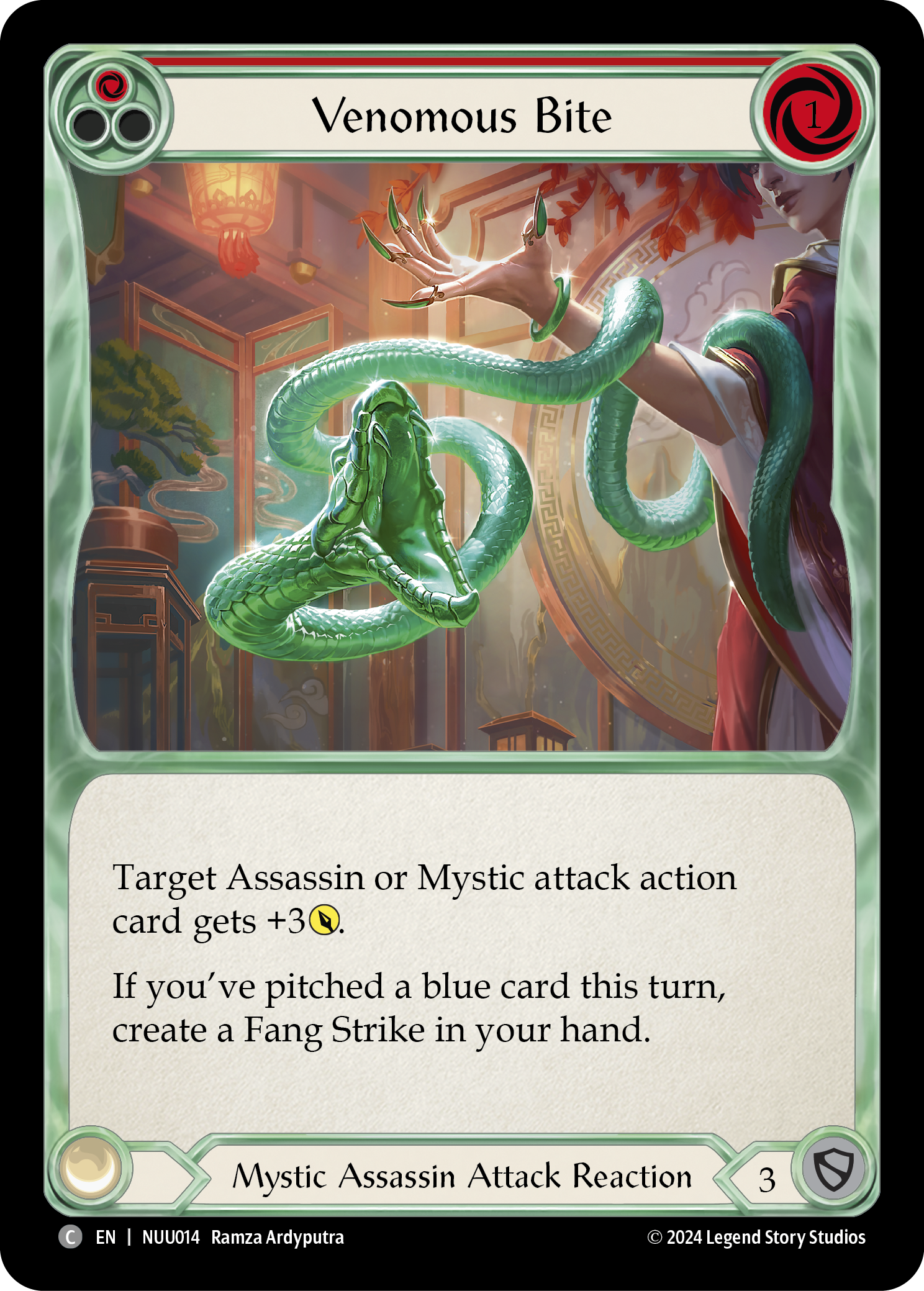 Venomous Bite [NUU014] (Part the Mistveil Nuu Blitz Deck) | Gam3 Escape