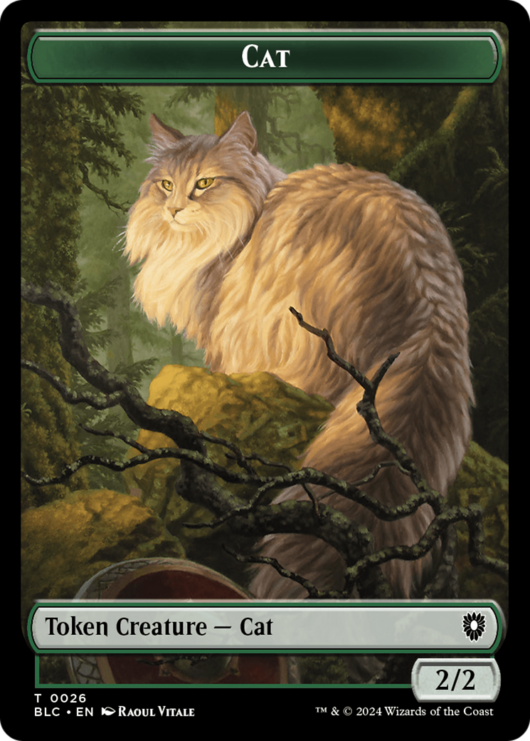 Elemental // Cat Double-Sided Token [Bloomburrow Commander Tokens] | Gam3 Escape