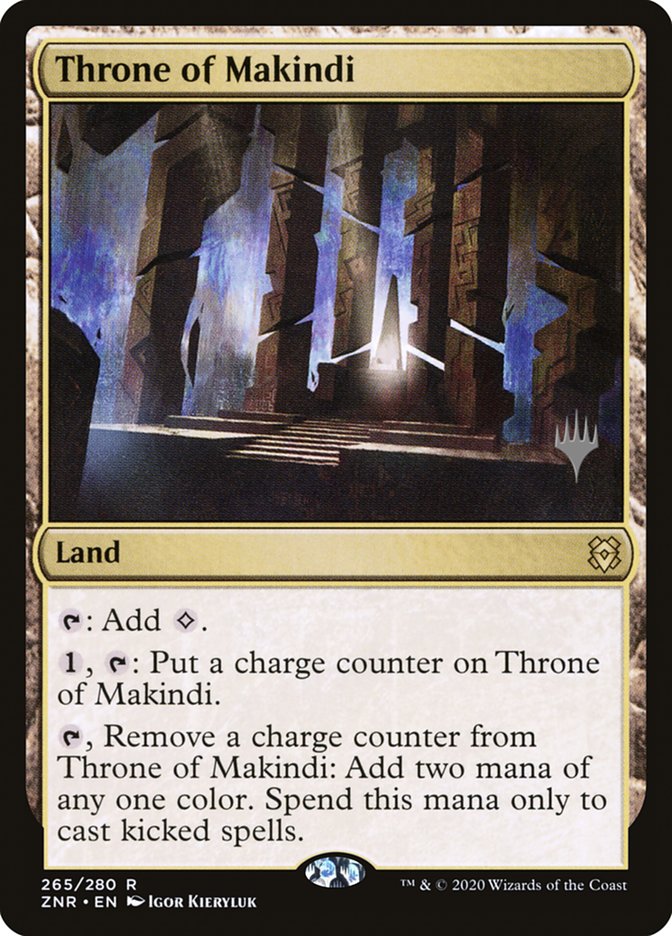 Throne of Makindi (Promo Pack) [Zendikar Rising Promos] | Gam3 Escape