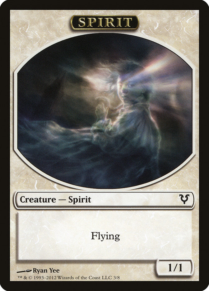 Spirit Token (3/8) [Avacyn Restored Tokens] | Gam3 Escape