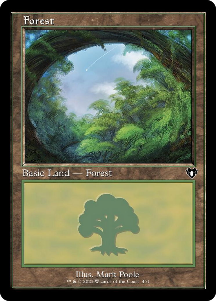 Forest (451) (Retro) [Commander Masters] | Gam3 Escape