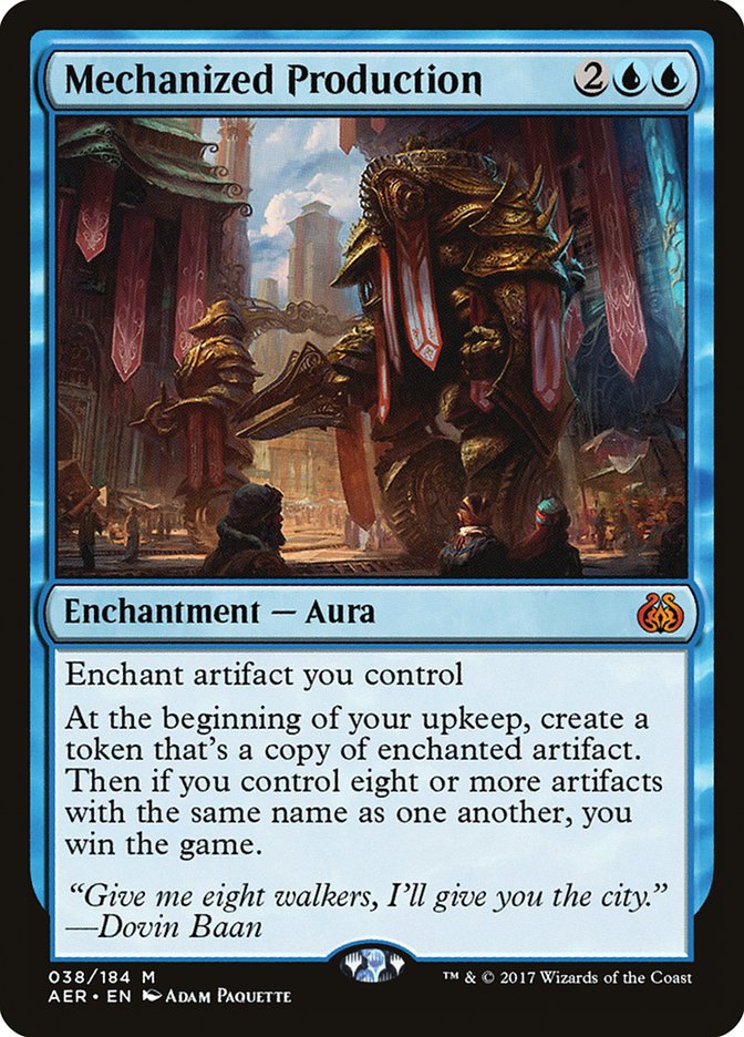 Mechanized Production [Aether Revolt] | Gam3 Escape