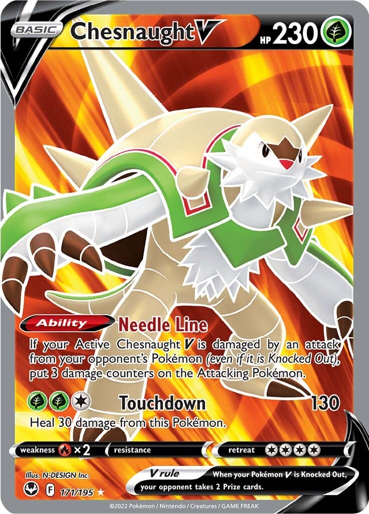 Chesnaught V (171/195) [Sword & Shield: Silver Tempest] | Gam3 Escape