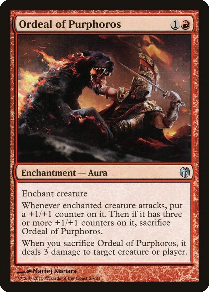 Ordeal of Purphoros [Duel Decks: Heroes vs. Monsters] | Gam3 Escape