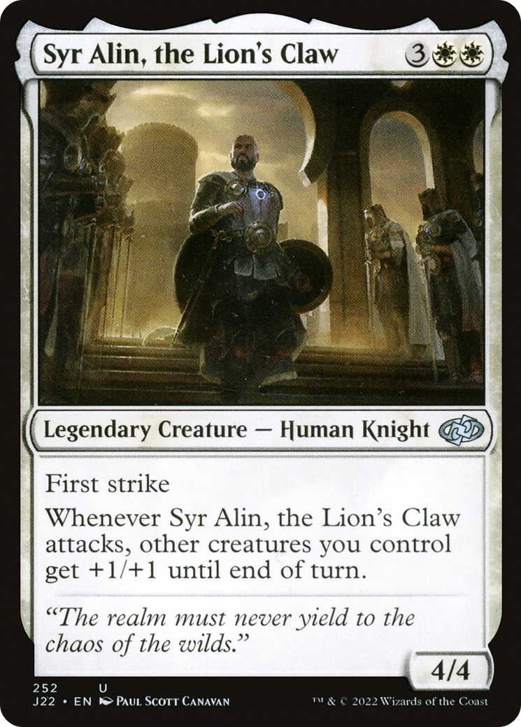 Syr Alin, the Lion's Claw [Jumpstart 2022] | Gam3 Escape