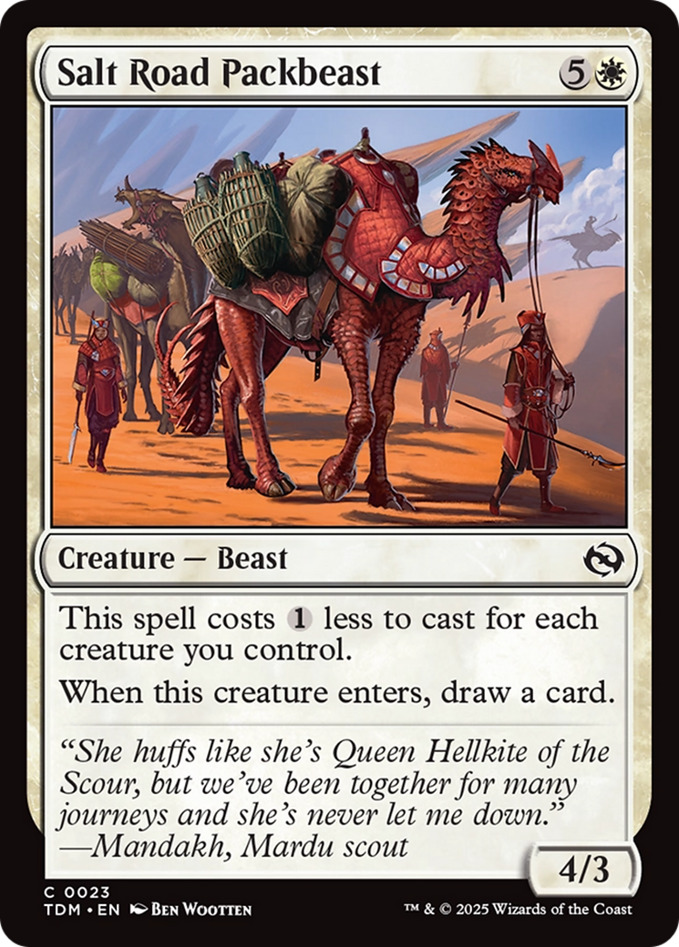 Salt Road Packbeast [Tarkir: Dragonstorm] | Gam3 Escape