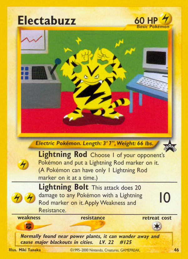 Electabuzz (46) [Wizards of the Coast: Black Star Promos] | Gam3 Escape