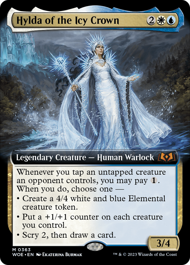 Hylda of the Icy Crown (Extended Art) [Wilds of Eldraine] | Gam3 Escape