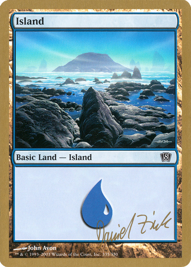 Island (dz335) (Daniel Zink) [World Championship Decks 2003] | Gam3 Escape