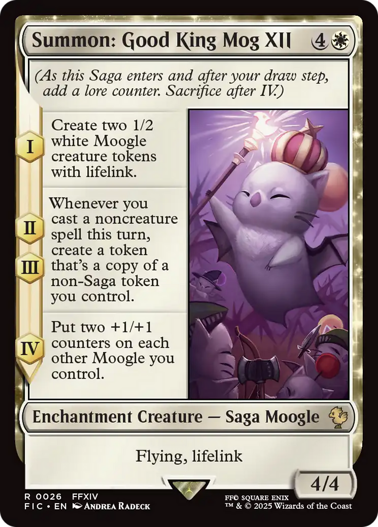 Summon: Good King Mog XII [FINAL FANTASY Commander] | Gam3 Escape