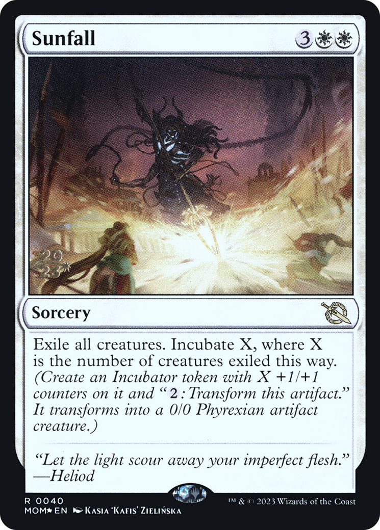 Sunfall [March of the Machine Prerelease Promos] | Gam3 Escape