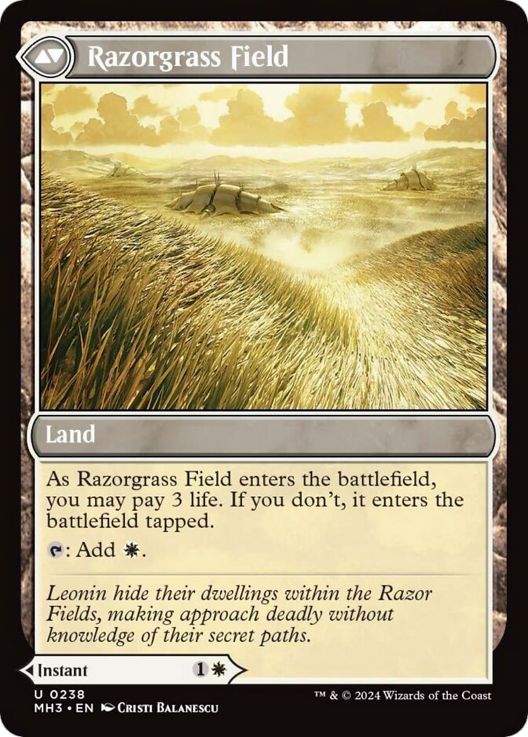 Razorgrass Ambush // Razorgrass Field [Modern Horizons 3] | Gam3 Escape