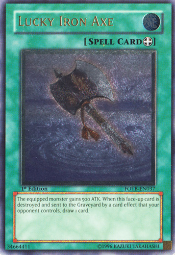 Lucky Iron Axe [FOTB-EN037] Ultimate Rare | Gam3 Escape