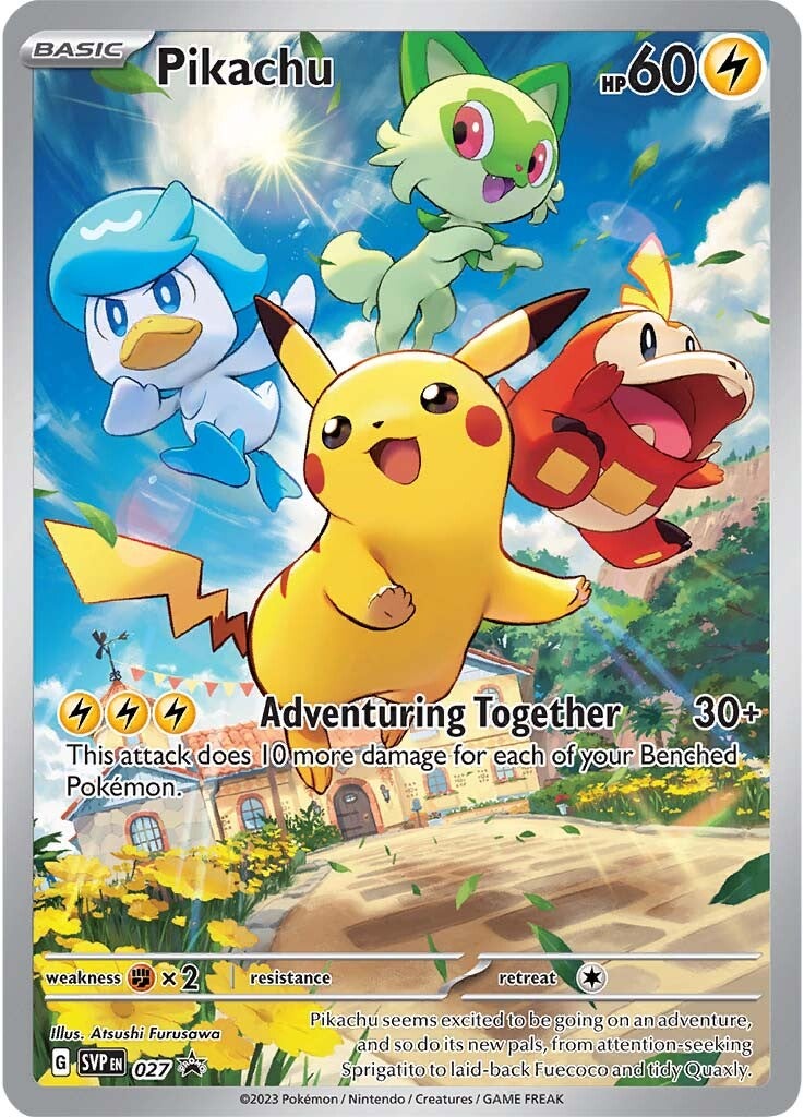 Pikachu (027) [Scarlet & Violet: Black Star Promos] | Gam3 Escape