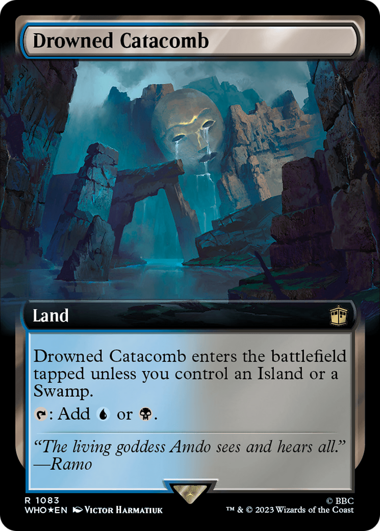 Drowned Catacomb (Extended Art) (Surge Foil) [Doctor Who] | Gam3 Escape