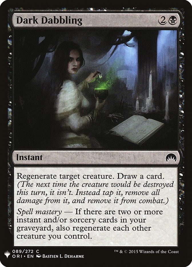 Dark Dabbling [Mystery Booster] | Gam3 Escape