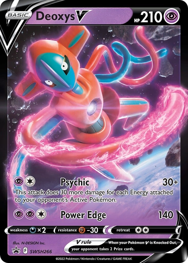 Deoxys V (SWSH266) [Sword & Shield: Black Star Promos] | Gam3 Escape