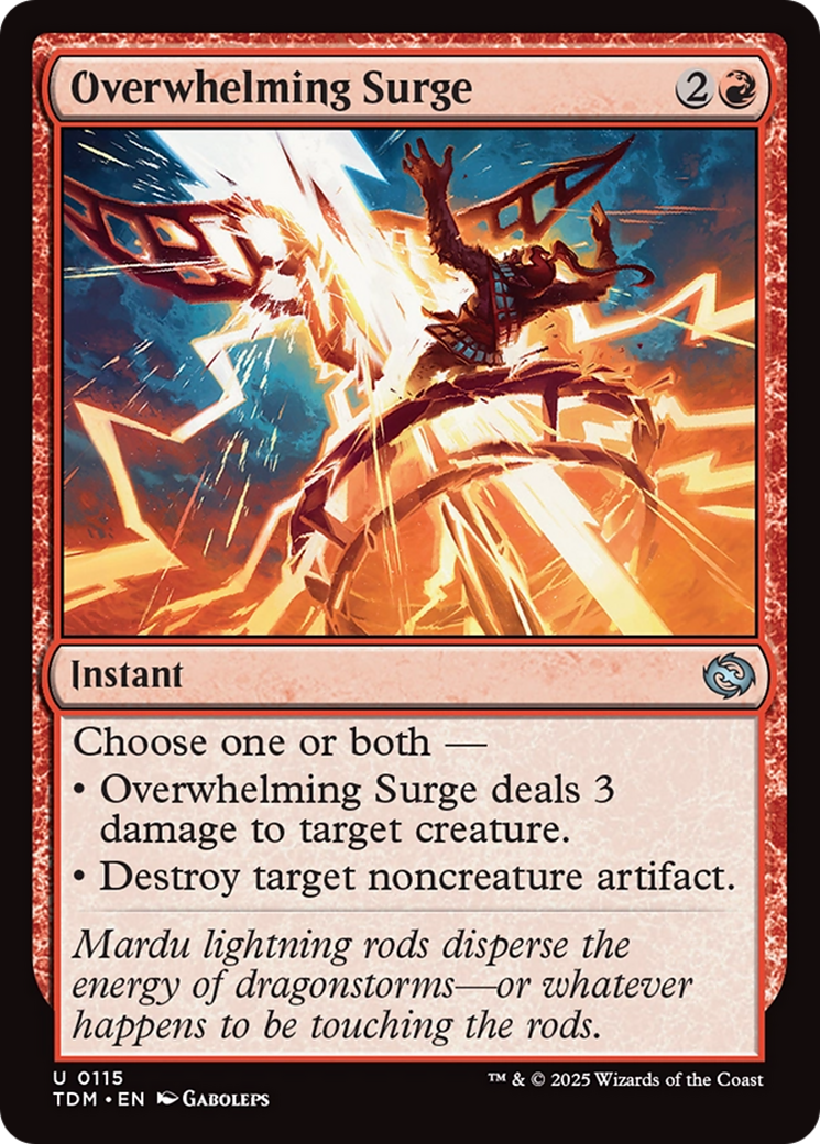Overwhelming Surge [Tarkir: Dragonstorm] | Gam3 Escape