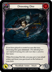 Drowning Dire (Red) [EVR110] (Everfest)  1st Edition Rainbow Foil | Gam3 Escape