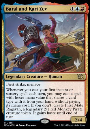 Baral and Kari Zev (Promo Pack) [March of the Machine Promos] | Gam3 Escape