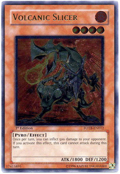 Volcanic Slicer [FOTB-EN012] Ultimate Rare | Gam3 Escape