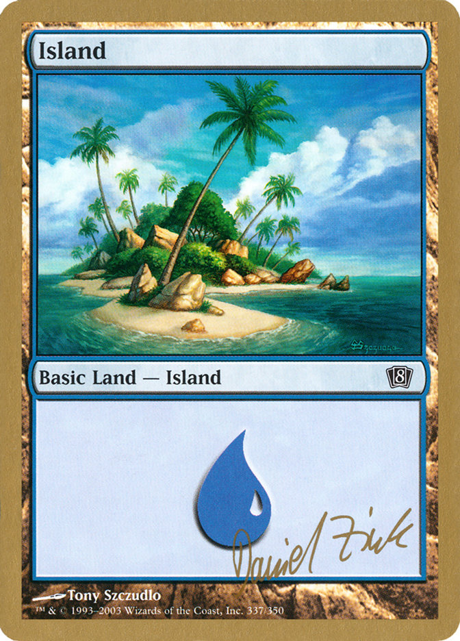 Island (dz337) (Daniel Zink) [World Championship Decks 2003] | Gam3 Escape