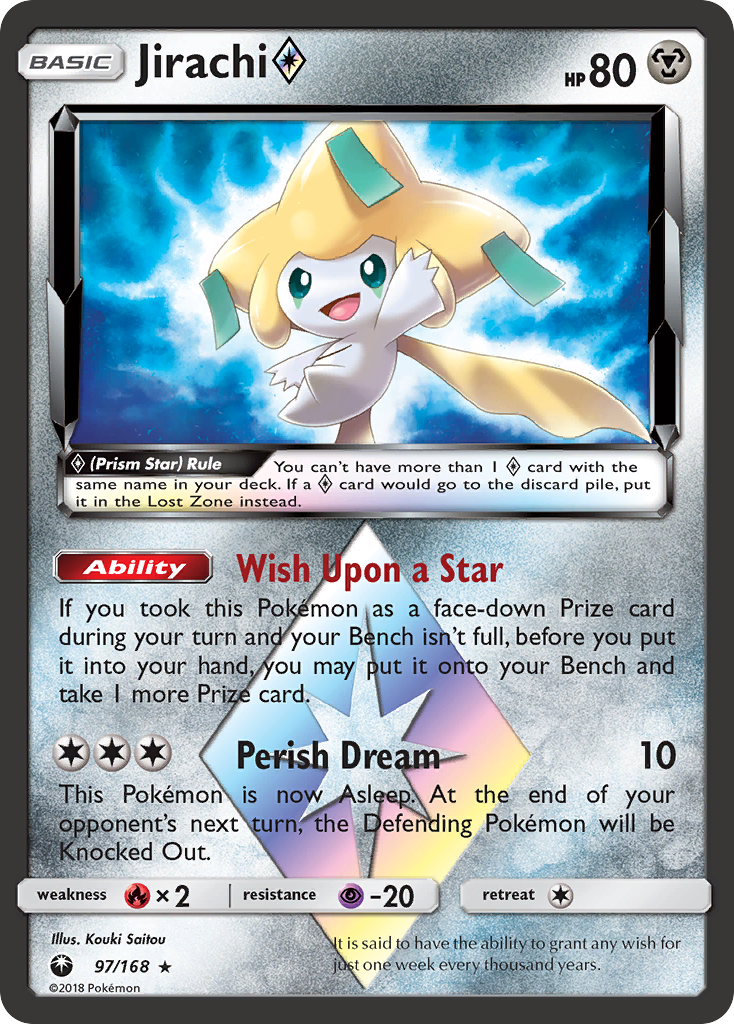 Jirachi (97/168) (Prism Star) [Sun & Moon: Celestial Storm] | Gam3 Escape