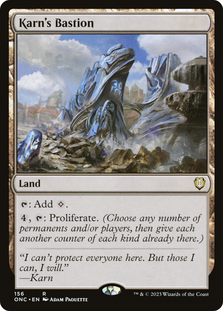 Karn's Bastion [Phyrexia: All Will Be One Commander] | Gam3 Escape