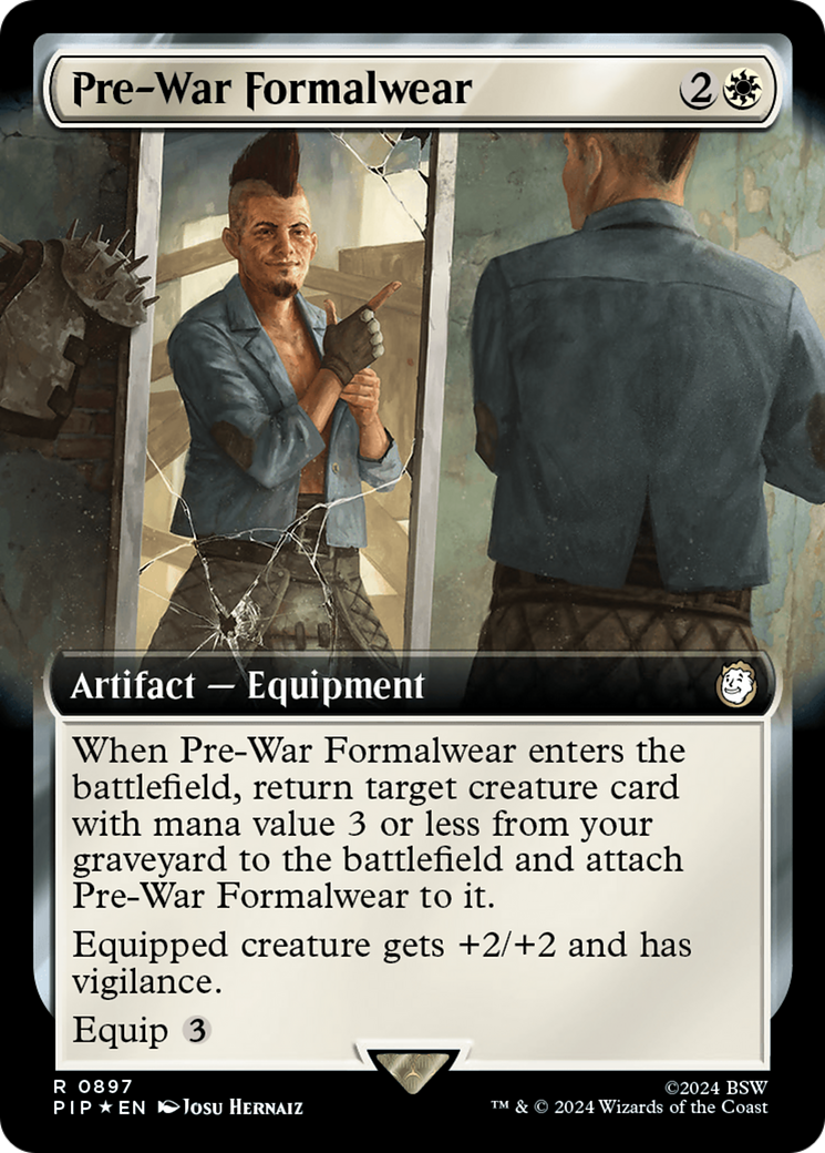 Pre-War Formalwear (Extended Art) (Surge Foil) [Fallout] | Gam3 Escape