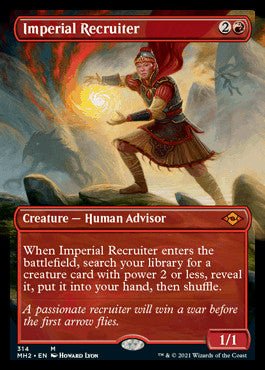 Imperial Recruiter (Borderless Alternate Art) [Modern Horizons 2] | Gam3 Escape