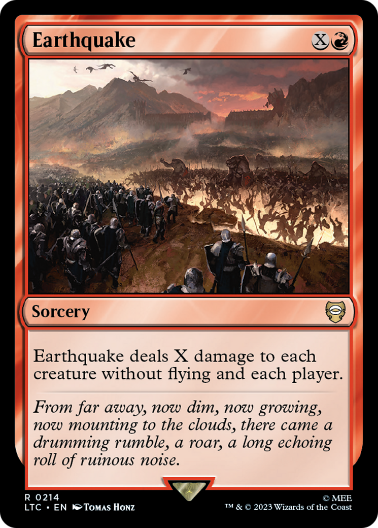Earthquake [The Lord of the Rings: Tales of Middle-Earth Commander] | Gam3 Escape
