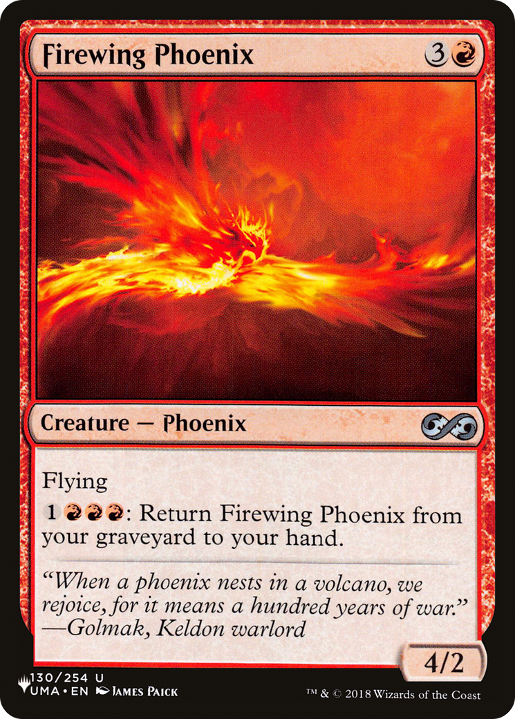 Firewing Phoenix [The List Reprints] | Gam3 Escape