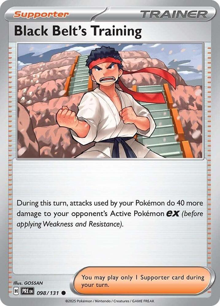 Black Belt's Training (098/131) [Scarlet & Violet: Prismatic Evolutions] | Gam3 Escape