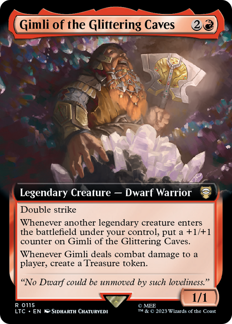 Gimli of the Glittering Caves (Extended Art) [The Lord of the Rings: Tales of Middle-Earth Commander] | Gam3 Escape