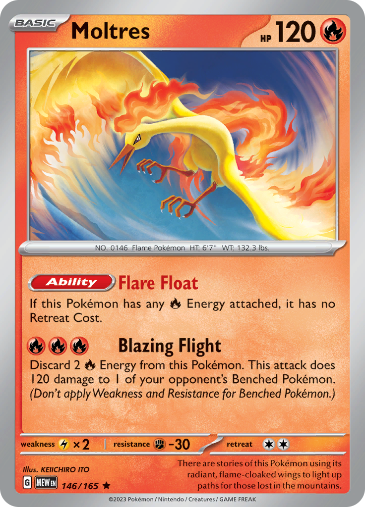 Moltres (146/165) [Scarlet & Violet: 151] | Gam3 Escape