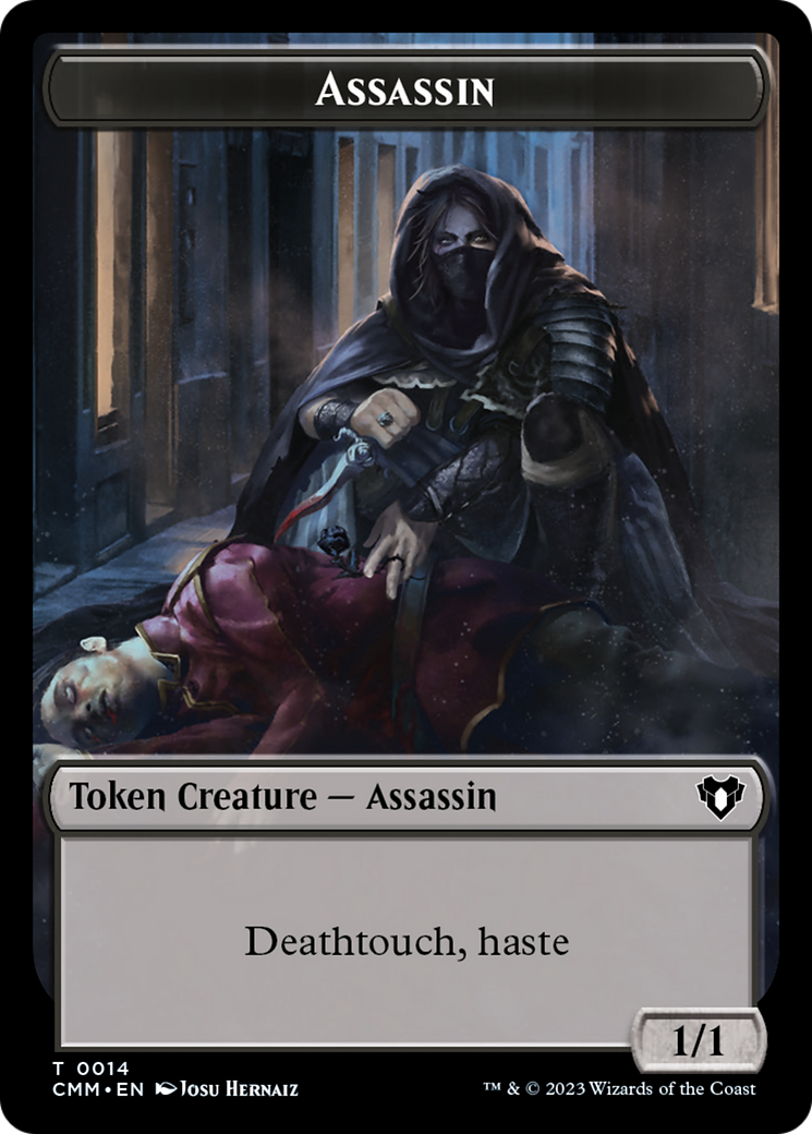 Assassin Token [Commander Masters Tokens] | Gam3 Escape