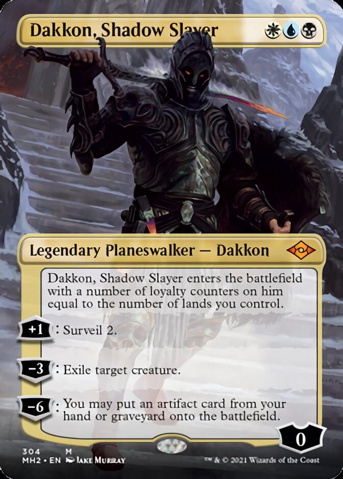 Dakkon, Shadow Slayer (Borderless) [Modern Horizons 2] | Gam3 Escape