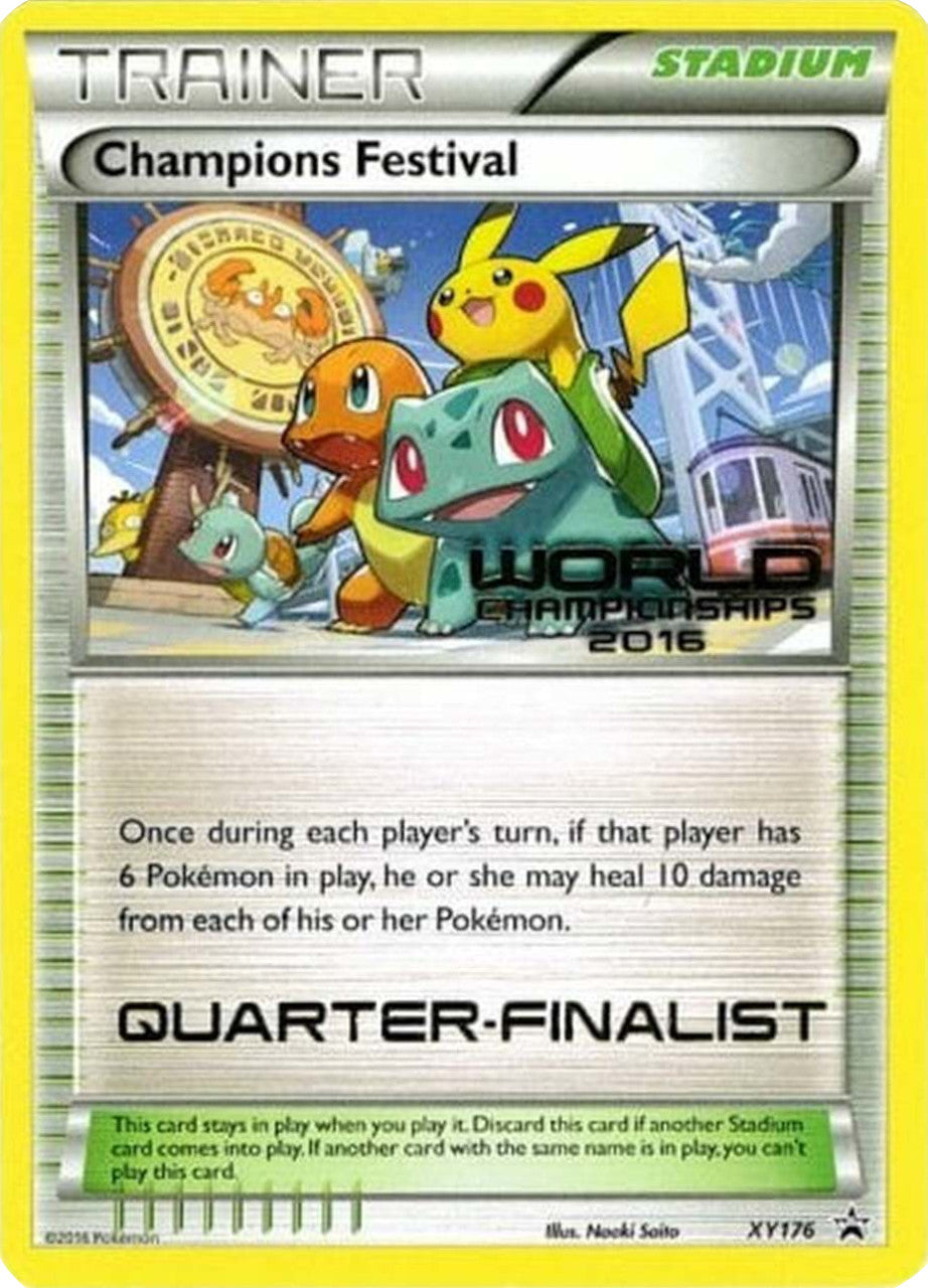 Champions Festival (XY176) (2016 Quarter Finalist) [XY: Black Star Promos] | Gam3 Escape