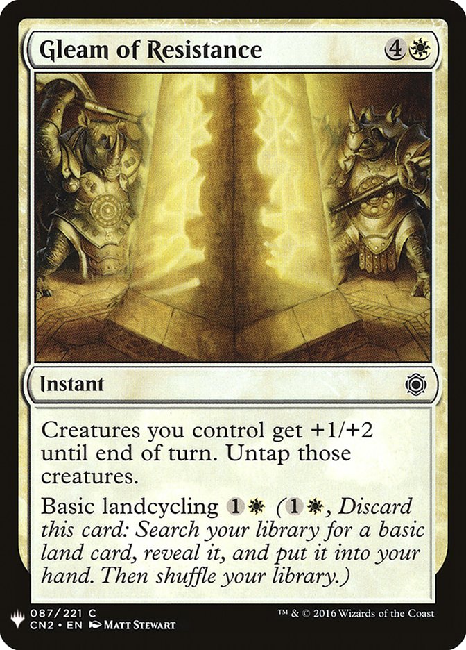 Gleam of Resistance [Mystery Booster] | Gam3 Escape