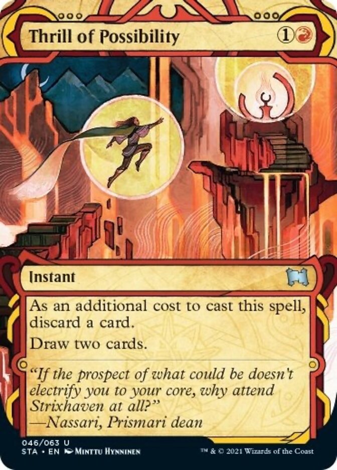 Thrill of Possibility (Foil Etched) [Strixhaven: Mystical Archive] | Gam3 Escape